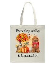 Thankful For - RED Labradoodle Tote Bag tile