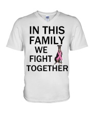 Fight Together - Greyhound V-Neck T-Shirt tile