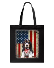 Basset Hound - American Flag Tote Bag tile