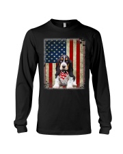 Basset Hound - American Flag Long Sleeve Tee tile