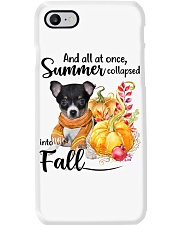 Into Fall - Toy Fox Terrier Phone Case tile