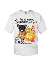 Into Fall - Toy Fox Terrier Youth T-Shirt tile