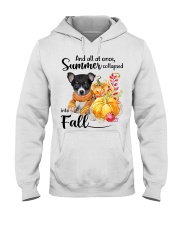 Into Fall - Toy Fox Terrier Hooded Sweatshirt tile