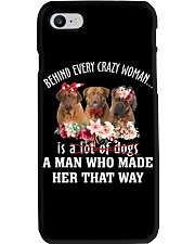 Crazy - Dogue de Bordeaux Phone Case tile