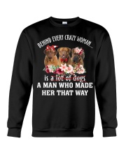 Crazy - Dogue de Bordeaux Crewneck Sweatshirt tile