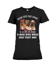 Crazy - Dogue de Bordeaux Premium Fit Ladies Tee tile