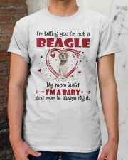 Dog Baby - LEMON Beagle Classic T-Shirt apparel-classic-tshirt-lifestyle-30
