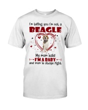 Dog Baby - LEMON Beagle Classic T-Shirt front