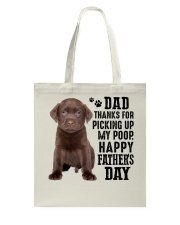 Amazing Daddy - Chocolate Labrador Tote Bag tile