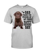 Amazing Daddy - Chocolate Labrador Classic T-Shirt front