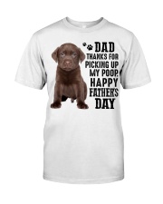 Amazing Daddy - Chocolate Labrador Classic T-Shirt tile