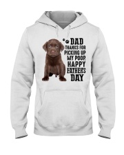 Amazing Daddy - Chocolate Labrador Hooded Sweatshirt tile