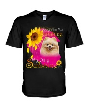 My Only Sunshine Pomeranian V-Neck T-Shirt tile