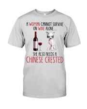 She Also Needs - Chinese Crested Premium Fit Mens Tee tile
