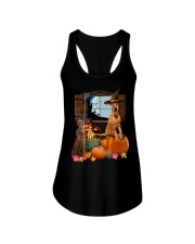 Pumpkin Dogs - Irish Terrier Ladies Flowy Tank tile
