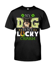 Lucky Charm - LONG HAIRED Chihuahua Classic T-Shirt front