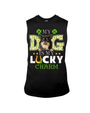 Lucky Charm - LONG HAIRED Chihuahua Sleeveless Tee tile