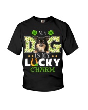 Lucky Charm - LONG HAIRED Chihuahua Youth T-Shirt tile