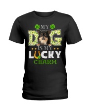 Lucky Charm - LONG HAIRED Chihuahua Ladies T-Shirt tile