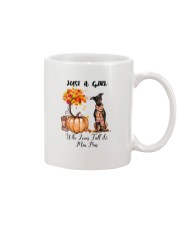 Fall And - Min Pin Mug tile