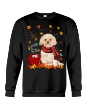 Hot Chocolate - GOLD Morkie Crewneck Sweatshirt tile