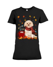 Hot Chocolate - GOLD Morkie Premium Fit Ladies Tee tile