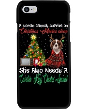 Christmas Alone - Cavalier King Charles Spaniel 2 Phone Case tile