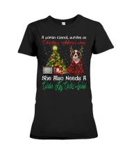 Christmas Alone - Cavalier King Charles Spaniel 2 Premium Fit Ladies Tee tile