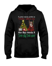 Christmas Alone - Cavalier King Charles Spaniel 2 Hooded Sweatshirt front