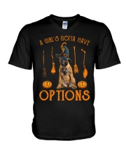 Options - Malinois V-Neck T-Shirt tile