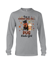 Pumpkin Kinda - BLACK Pug Long Sleeve Tee tile