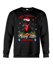 Little Christmas - BLACK Cockapoo Crewneck Sweatshirt tile