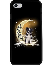 Moon n Back - Border Collie Phone Case tile