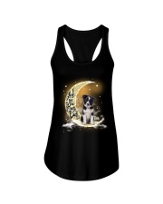 Moon n Back - Border Collie Ladies Flowy Tank tile