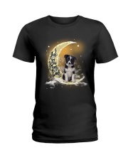 Moon n Back - Border Collie Ladies T-Shirt tile