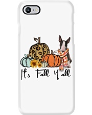 Fall Pumpkin Bull Terrier Dog Phone Case tile