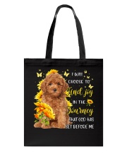 Journey - RED Miniature Poodle Tote Bag tile