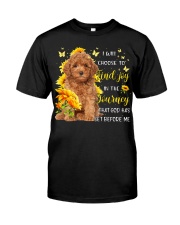 Journey - RED Miniature Poodle Premium Fit Mens Tee tile