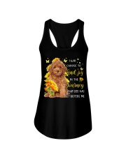 Journey - RED Miniature Poodle Ladies Flowy Tank tile