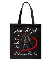 Love Her - Dobermann Pinscher Tote Bag tile