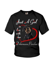 Love Her - Dobermann Pinscher Youth T-Shirt tile