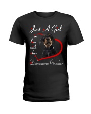 Love Her - Dobermann Pinscher Ladies T-Shirt tile