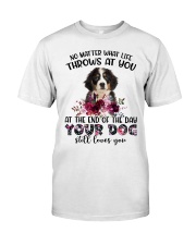 At The End - Bernese Mountain Dog 1 Premium Fit Mens Tee tile