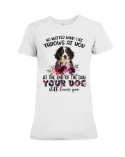 At The End - Bernese Mountain Dog 1 Premium Fit Ladies Tee tile