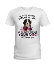 At The End - Bernese Mountain Dog 1 Ladies T-Shirt tile