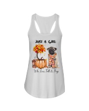 Fall And - Pug Ladies Flowy Tank tile