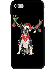 Reindeer - Boston Terrier Phone Case tile