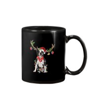 Reindeer - Boston Terrier Mug tile