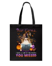 Karma - Japanese Chin 1 Tote Bag tile