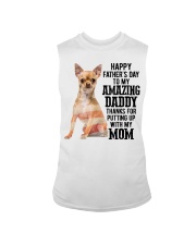 Daddy Tan Chihuahua Dog Sleeveless Tee tile
